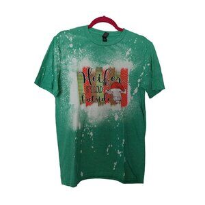 Heifer Its Cold Outside Green Unisex T-Shirt M